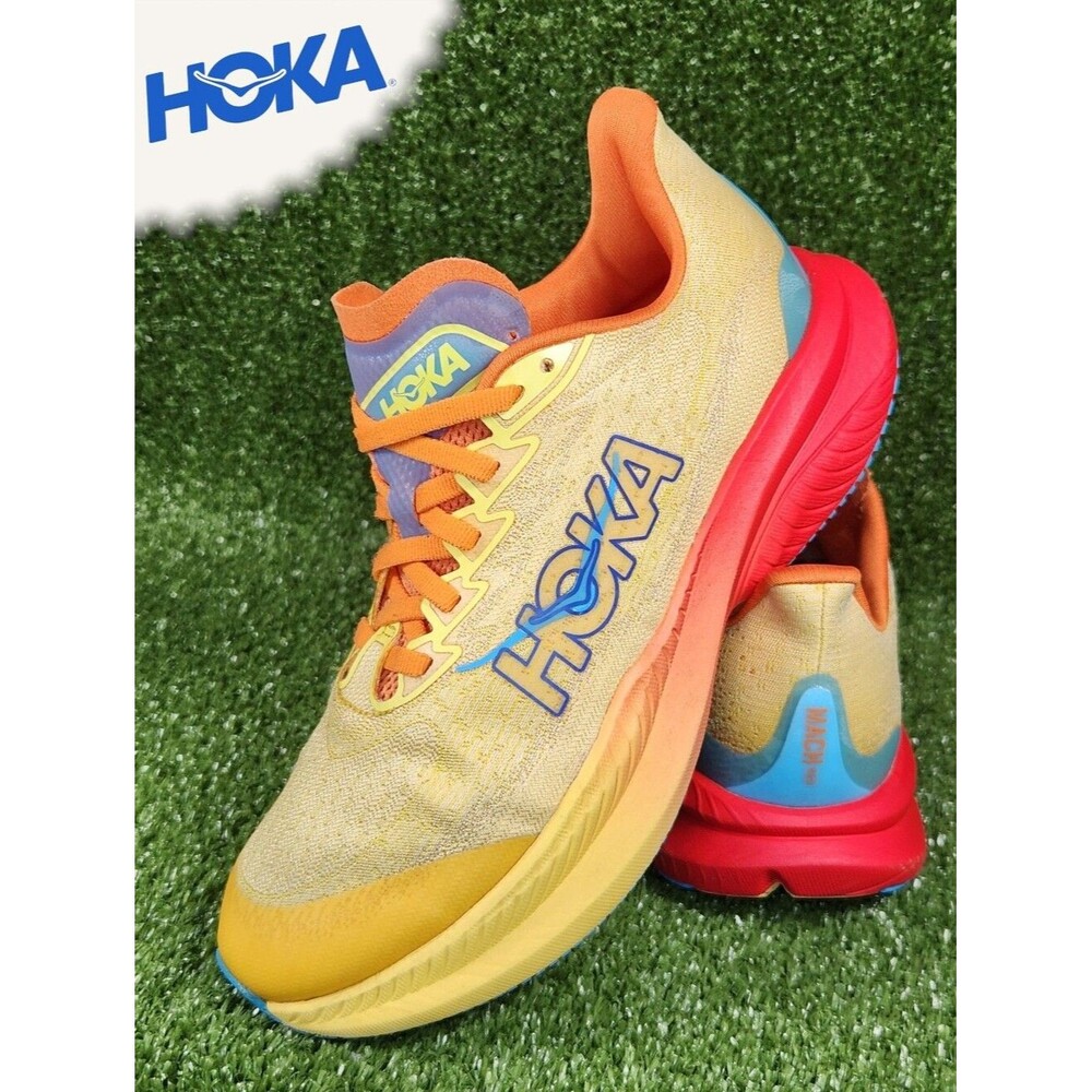 Hoka March 6 Big Boys Size 4.5 Youth Athletic Running Cushioned Shoes Sneakers